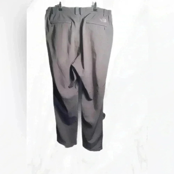 The North Face casual athletic hiking grey soft shell  fleece lined pants XXL - Picture 3 of 6